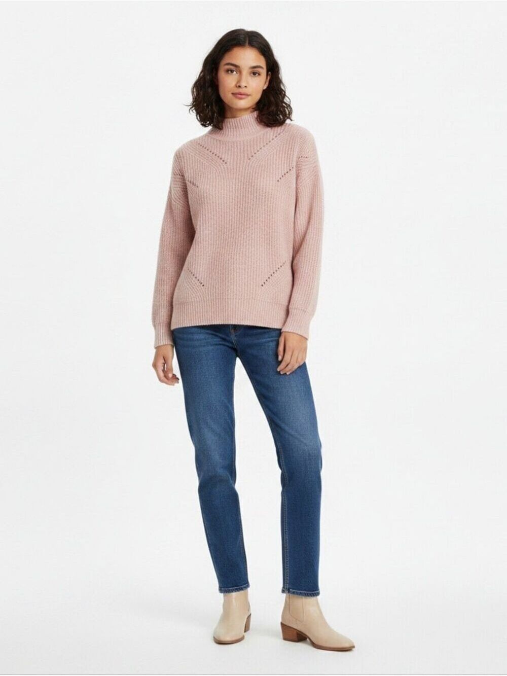 Calvin Klein Sweater Pink Large